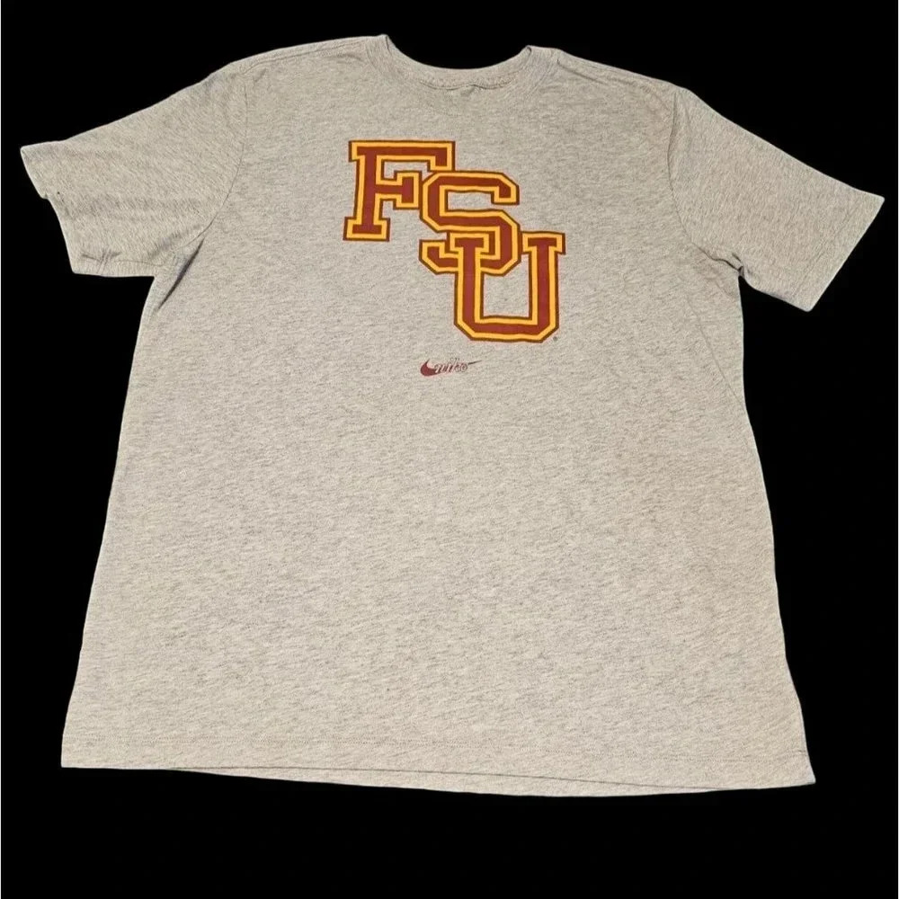 Florida State Seminoles FSU Nike T Shirt Adult Size XXL The Nike Tee Gray